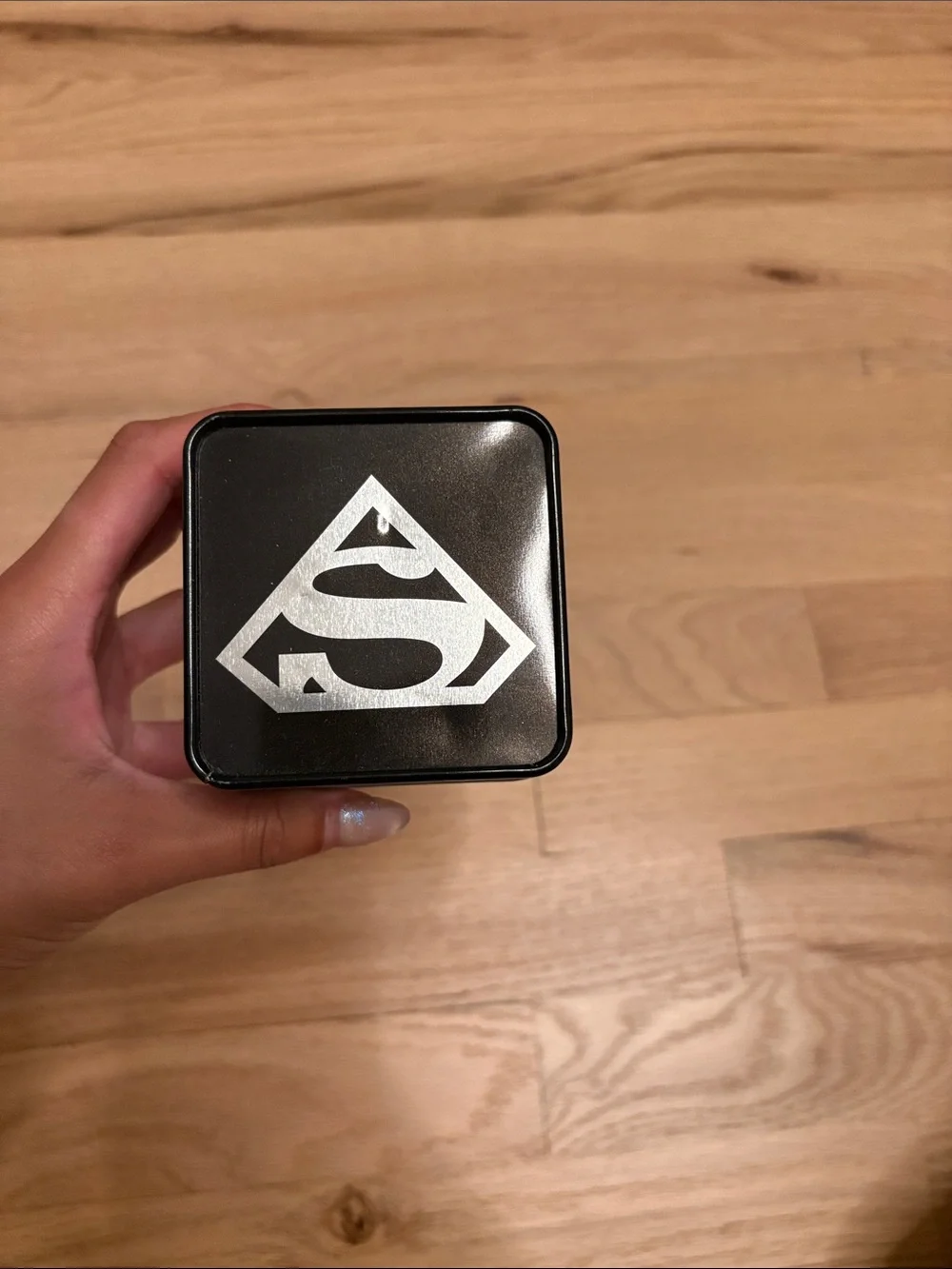 Black Compact Phone Accessory Case -DC Comics (superman)
